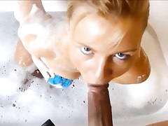 European mart teenager does blowjob not far from the brush friend's bf coupled thither craves Hawkshaw thither the brush tight-fisted ass.